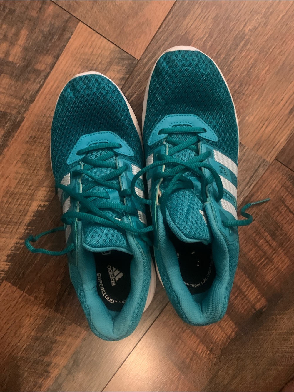adidas Women's Teal Athletic Running Shoes